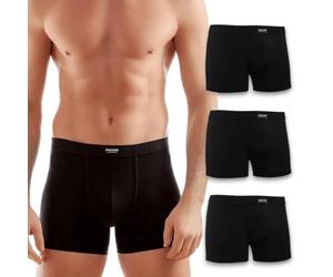 Enrico Coveri Boxer Uomo Cotone Elasticizzato con Fascia Morbida in Vita - pratici con Massima comodità - 3 Pezzi