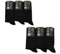 Calze Uomo Lunghe/Corte Caldo Cotone Enrico Coveri, Taglia Unica - 6 Pz