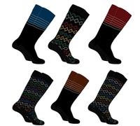 Calze Uomo Lunghe/Corte Caldo Cotone Enrico Coveri, Taglia Unica - 6 Pz