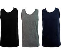 Enrico Coveri Canotta Uomo Offerta 3 Pezzi Cotone Pettinato Art. 1102 Anche Taglie CONFORMATE (Ass. 1BLU-1NERO-1GRIGIO, 5/L)