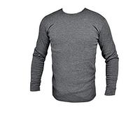Enrico Coveri Maglia Girocollo Uomo Manica Lunga Basic Cotone BIELASTICO - Disponibile nei Colori Bianco, Blu, Nero e Grigio Melange