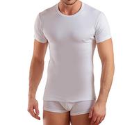 Enrico Coveri Maglietta Intima Uomo Girocollo Caldo Cotone, Offerta 3 E 6 Pezzi, Maglia Uomo in Cotone Invernale Felpato (6 Pezzi Bianco, 7-XXL)