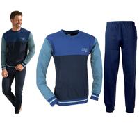 Enrico Coveri Pigiama Uomo Fresco Cotone Jersey manica lunga varie fantasie