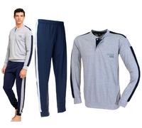 Enrico Coveri Pigiama Uomo Fresco Cotone Jersey manica lunga varie fantasie