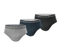 Enrico Coveri Slip Uomo Offerta 3-6-12 Pezzi, Slip Uomo in Cotone BIELASTICO Elastico EST. Mutande Uomo 80231000(3 Pezzi Bianco, 5)