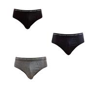 Enrico Coveri Slip Uomo Offerta 3-6-12 Pezzi, Slip Uomo in Cotone BIELASTICO Elastico EST. Mutande Uomo 80231000 (12 Pezzi Ass 4NERO.4BLU.4GRIGIO, XL)