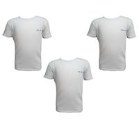 Enrico Coveri T-Shirt Bimbo/Ragazzo in Cotone Elasticizzato Confezione da 3 (IT, età, 11 Anni, 12 Anni, Regular, Bianco)