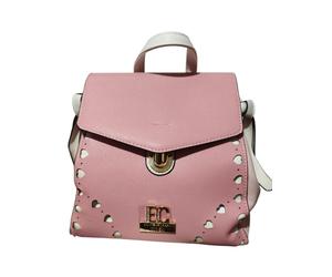 ENRICO COVERI Zainetto Rosa Donna LOVE Cuoricini Moda Casual Chic