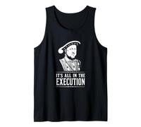 Enrico VIII in The Execution Vintage Funny History Citazione Canotta