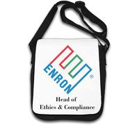 Enron Head of Ethics and Compliance Funny Ponzi Scheme Meme Borsa a tracolla bianca