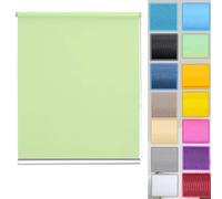 Enrouleur Jour Nuit 90x170 cm Rideau Occultant Sans Perçage Facile à Installer Kit di montaggio Inclus Pour Fenêtres et Portes Couleur Verte Privacy & Light Control