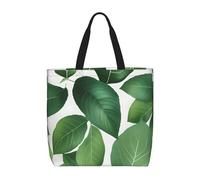 ENRPTY Borsa a tracolla casual con stampa di foglie di erbe aromatiche all'aperto vacanze weekender viaggi shopping