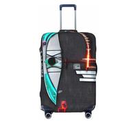 ENRPTY Darts Arrows Stampa Valigie Decoraitve Coperture Lavabile Valigia Copertura Viaggio Bagagli Accessori, nero, Small