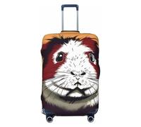 ENRPTY Guinea Pig Pattern Stampa Valigie Decoraitve Coperture Lavabile Valigie Copertura di Viaggio Bagagli Accessori, nero, Small