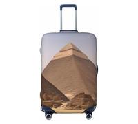 ENRPTY Pyramids Of Egypt stampa valigia Decoraitve copre lavabile valigia copertura viaggio bagagli accessori, nero, X-Large