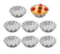 Ensaymada 4.8 stampi grandi, stampi per bibingka e crostate, in lega di alluminio, ottagonali, per dolci filippini, dolci e dolci tradizionali