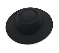 ENSDIEPLS Cappello Fedora in cotone poliestere a tesa larga Panama | Multicolor 6 7/8-7 1/8 Party Formal: for feste e occasioni formali