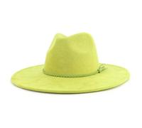 ENSDIEPLS Cappello Fedora in feltro a forma di cuore