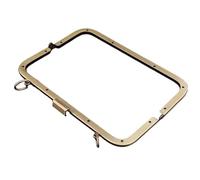 ENSDIEPLS Chiusura a Bacio, Cornice for Borsa in Metallo con Chiusura Kiss Lock 21x8 cm Multicolore for Cucito Fai da Te(Bronze)