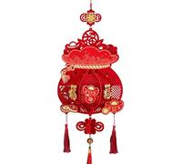 ENSDIEPLS Lanterna Cinese di Capodanno, Lanterna appesa Rossa for Il Capodanno lunare Cinese, Anno Serpente, 11-14 Pollici(D,11in)
