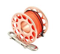 ENSDIEPLS Mulinello da Immersione a Dito, Mulinello da Dito Multicolore 15-30 m 2 Ganci con Testa in Corda for Immersioni alla deriva in grotte(Pink 30m)