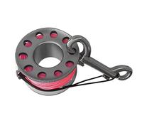 ENSDIEPLS Mulinello da Immersione a Dito, Mulinello da Immersione Multicolore da 15 m/49 Piedi - Gancio a Doppia estremità(Gray)
