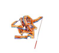 ENSDIEPLS Nastri da Ballo e Nastri svolazzanti, Nastro colorato for Ginnastica Artistica Danza Multicolore 2/4/6 m(Color 2,2m)