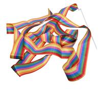 ENSDIEPLS Nastri da Ballo e Nastri svolazzanti, Nastro colorato for Ginnastica Ritmica 2/4/6 m for Danza Artistica e talento(6m)