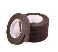 ENSDIEPLS Nastro da fiorista, 10 Nastri autoadesivi in Carta for floricoltura, 18 m x 8 mm, Multicolori, for Avvolgere Gli steli dei Bouquet.(Coffee)