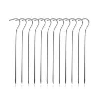 ENSDIEPLS Picchetti per Tende Resistenti, Chiodi for Tende in Titanio, picchetti, picchetti da 16,5-20 cm, 6 Pezzi, for Tenda da Campeggio all'aperto(Ti4003P 12pcs 16.5cm)