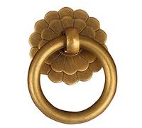 ENSDIEPLS Pomelli ad anello per cassetti, Maniglie Ad Anello for Armadietto, Confezione Da 4, Bronzo, 25-50 mm(30 mm)
