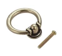 ENSDIEPLS Pomelli ad anello per cassetti, Maniglie e pomelli for mobili in lega di zinco Bronzo Nero 35-40 mm(B 40mm)
