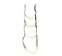 ENSDIEPLS Scala a Corda per Barche, 4 Step Folding Boat Rope Ladder Green