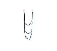 ENSDIEPLS Scala a Corda per Barche, Boat Folding Hanging Rope Ladder Inflatable Multicolor 3-5 Steps(Blue 3 Step)