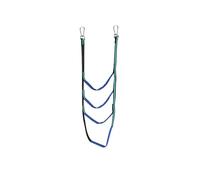 ENSDIEPLS Scala a Corda per Barche, Folding Boarding Rope Ladder 3-5 Step Multicolor(Blue 4 Step)