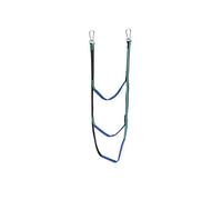 ENSDIEPLS Scala a Corda per Barche, Portable Folding Yacht Rope Ladder 3-5 Step Multicolor(Blue 3 Step)