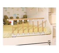 ENSDIEPLS Sponda di sicurezza pieghevole per letto da adulto Sponda letto pieghevole regolabile, venature del legno, colore giallo, in diverse misure(103X40CM)