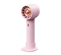 ENSDIEPLS Ventilatore portatile da mano, Ventilatore portatile senza lama, multicolore, ricarica USB, regolabile