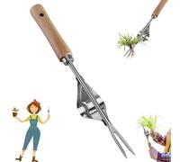 enseak Estirpatore Erbacce da Giardino,Dandelion Removal Tool,togli Erbacce da Giardino,estirpatore Erbacce Manuale,estrattore di Radici per Erba Infestanti