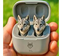 enseak Frog Earbuds,Cute Animal Shaped Bluetooth Earbuds With Charging Case,Frog-Earbuds Wireless Bluetooth,Bass Wireless Headphones,Noise Reduction,Waterproof Headphones,Travel And Daily Use(I)