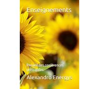 Enseignements: Recueil des conférences principales