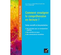Enseigner la compréhension en lecture
