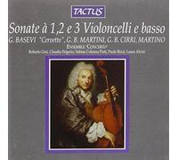 Sonate A 1,2 & 3 Violoncelli e Basso: Basevi, Martini, Cirri, M... (Audio Cd)