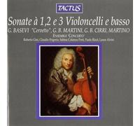 Sonate A 1,2 & 3 Violoncelli e Basso: Basevi, Martini, Cirri, M... (Audio Cd)