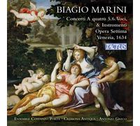Biagio Marini Biagio Marini: Concerti a Quatro 5.6. Voci, & Instromenti Ope (CD)