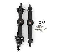 Ensemble de boîtes de vitesses avant et arrière pour le camion militaire MN D90 MN - 91 FJ - 45, kit de mise à niveau de la boîte de vitesses RC en alliage d’aluminium avec joints (Nero MN-009BL)