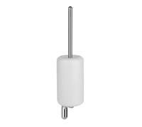 Ensemble de brosses de toilette Gessi Goccia pour montage mural, récipient en GRES blanc, 38019079, 38019079, Colorazione: Bianco CN