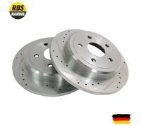 Ensemble de disque de frein, arrière, foré et fendue Jeep WK/WH Grand Cherokee