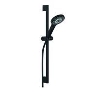 Kludi Set doccia a parete DIVE X 600 mm, 3 getti, Eco, nero opaco 696303900
