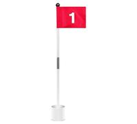 Ensemble de Drapeau et de Coupe - Kit completo Pour l'entraînement au Golf | Outils d'entraînement au Golf en extérieur Pour le Jardin | Accessori débutants et entraînements